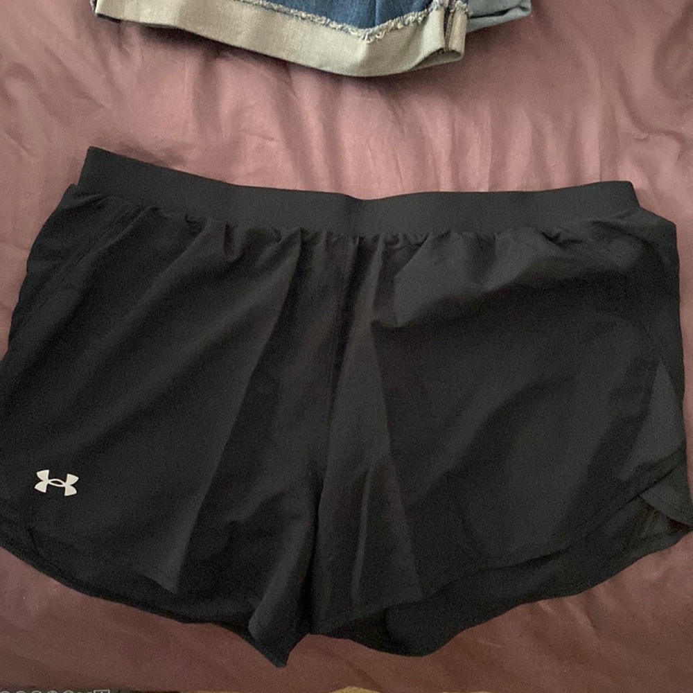 Womens Black Under Armour shorts